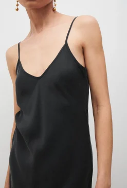 90S SLIP DRESS BLACK