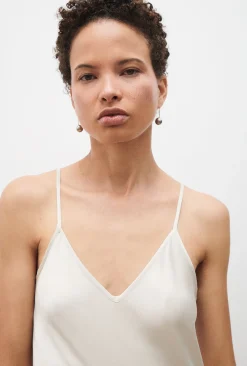 90S SLIP DRESS HAZELNUT