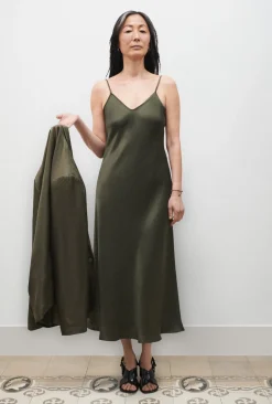 90S SLIP DRESS PINE