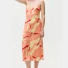 90S SLIP DRESS RABBIT AMARANTH
