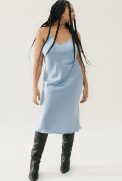 90S SLIP DRESS SKY