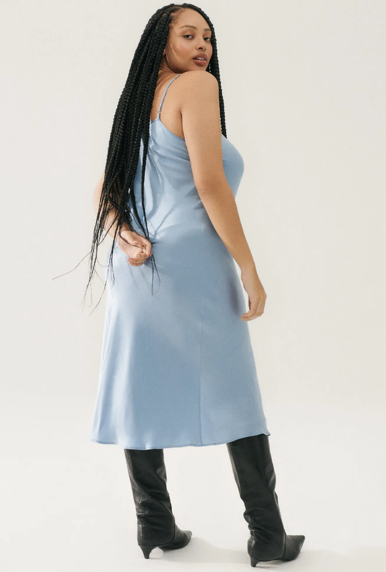 90S SLIP DRESS SKY