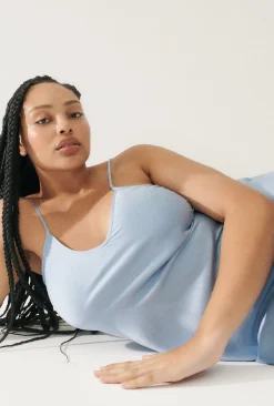 90S SLIP DRESS SKY