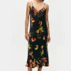 90S SLIP DRESS TULIPA BLACK