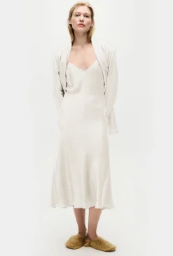 90S SLIP DRESS WHITE