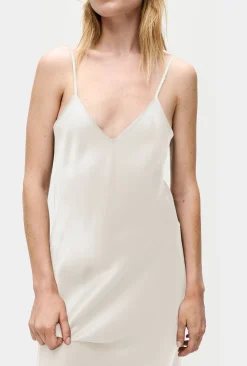 90S SLIP DRESS WHITE