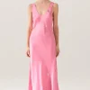 SCOOP NECK DRESS HOG WASH
