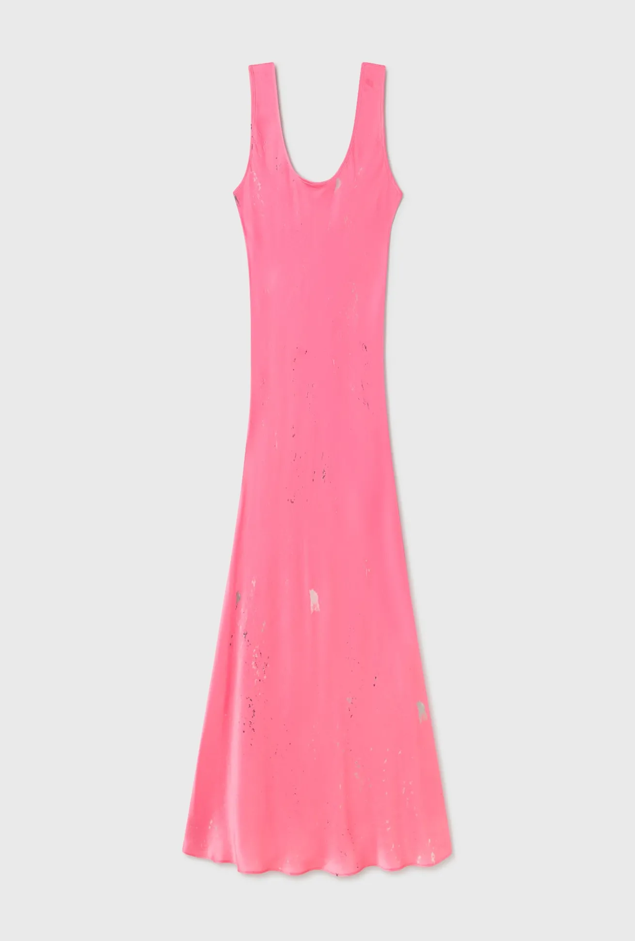 SCOOP NECK DRESS HOG WASH