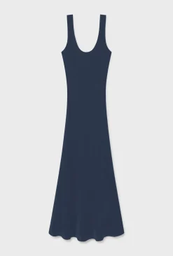 SCOOP NECK DRESS MIDNIGHT