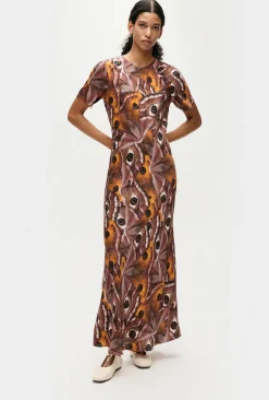 SHORT SLEEVE BIAS DRESS WINGSPAN