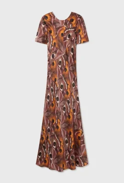 SHORT SLEEVE BIAS DRESS WINGSPAN