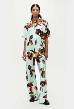 SHORT SLEEVE BOYFRIEND SHIRT TULIPA DEW