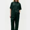 SHORT SLEEVE BOYFRIEND SHIRT SCARAB