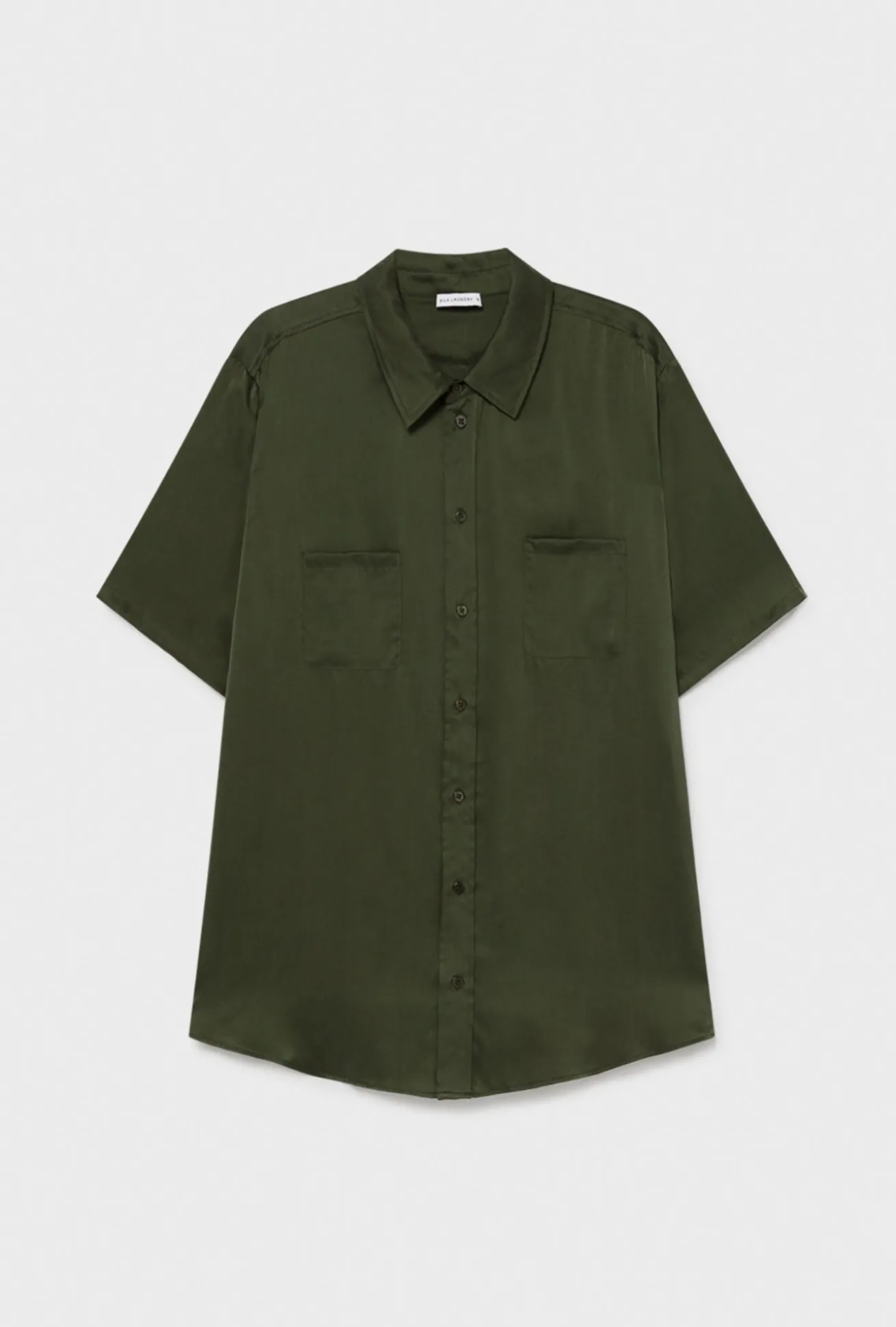 SHORT SLEEVE BOYFRIEND SHIRT CEDAR