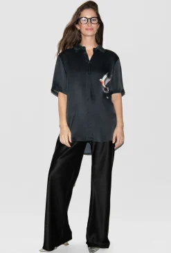 SHORT SLEEVE BOYFRIEND SHIRT 2.0 BLEEDING DOVE
