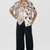 SHORT SLEEVE BOYFRIEND SHIRT 2.0 MIRACLES HAZELNUT