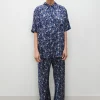 SHORT SLEEVE BOYFRIEND SHIRT 2.0 HOUNDS PAISLEY