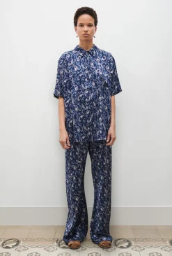 SHORT SLEEVE BOYFRIEND SHIRT 2.0 HOUNDS PAISLEY