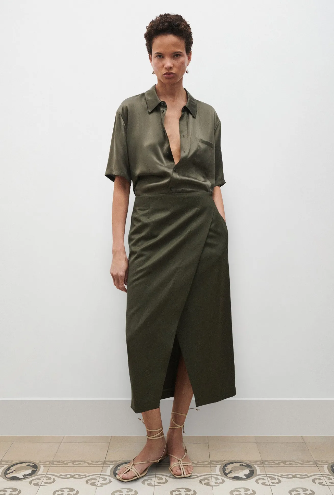 SHORT SLEEVE BOYFRIEND SHIRT 2.0 PINE