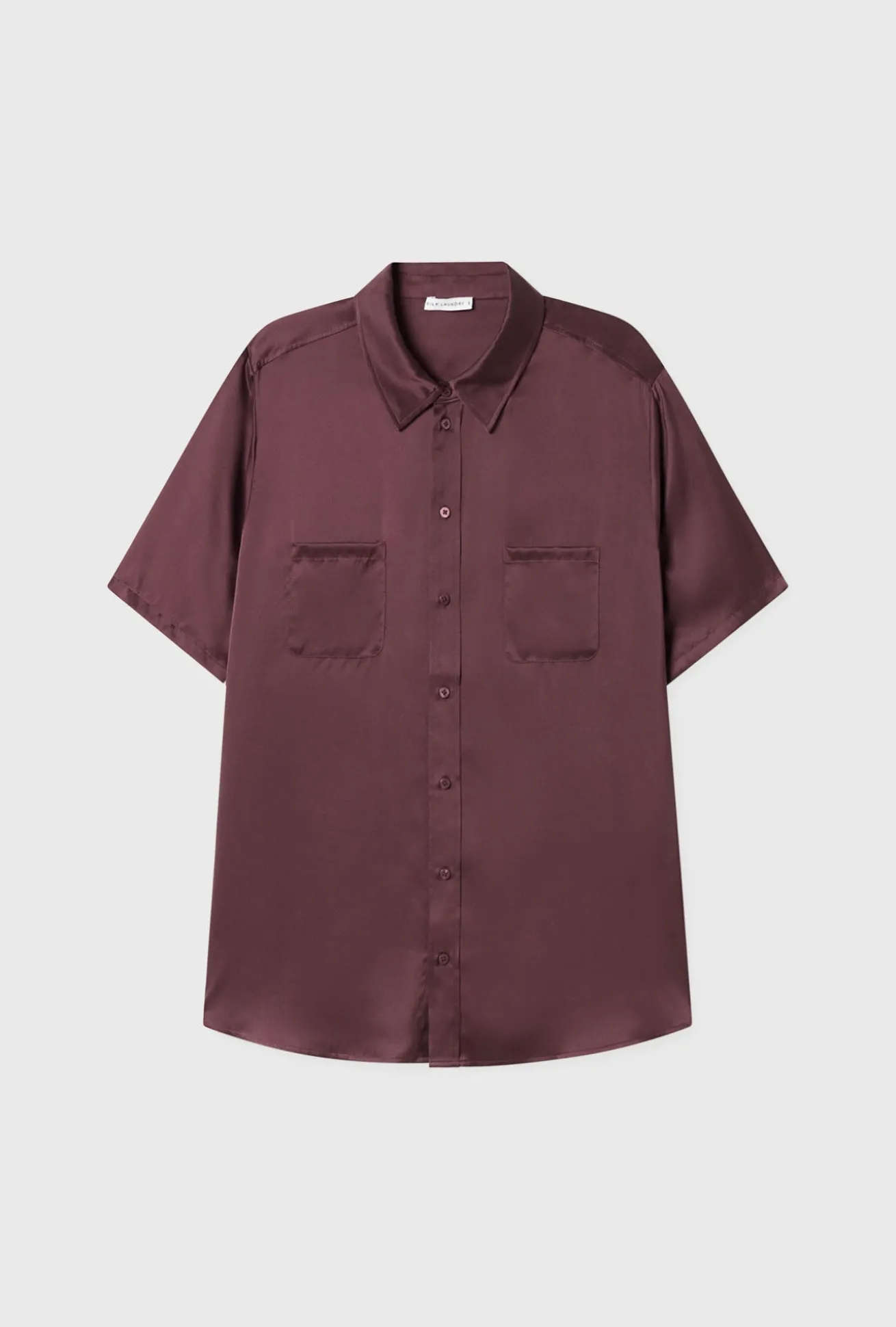 SHORT SLEEVE BOYFRIEND SHIRT CACAO