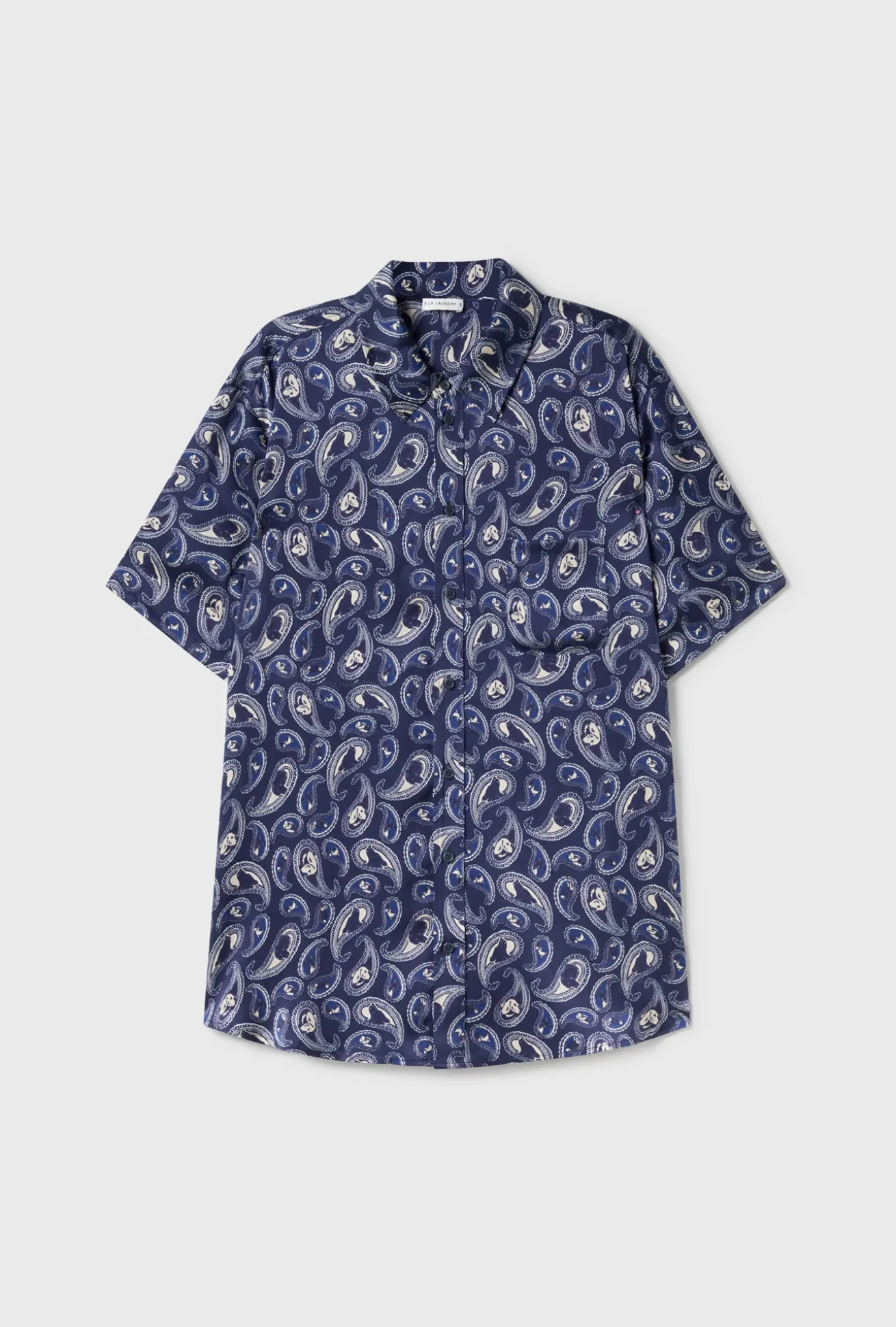 SHORT SLEEVE BOYFRIEND SHIRT 2.0 HOUNDS PAISLEY