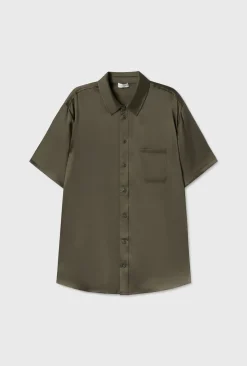 SHORT SLEEVE BOYFRIEND SHIRT 2.0 PINE