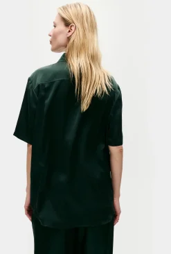 SHORT SLEEVE BOYFRIEND SHIRT SCARAB