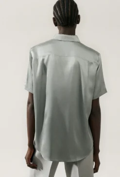 SHORT SLEEVE BOYFRIEND SHIRT MOON