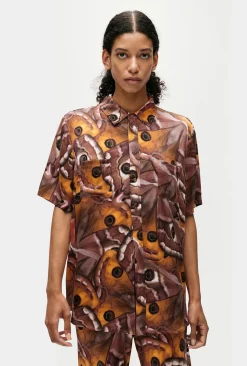 SHORT SLEEVE BOYFRIEND SHIRT WINGSPAN