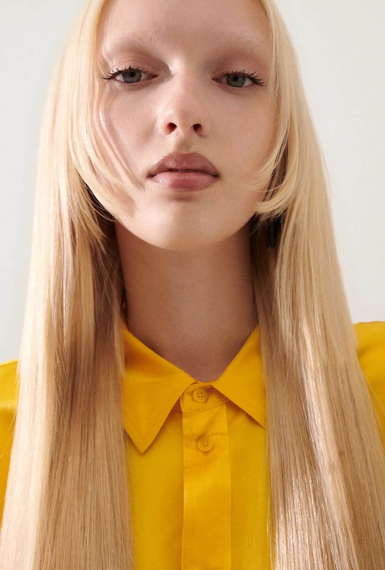 SHORT SLEEVE BOYFRIEND SHIRT MARIGOLD