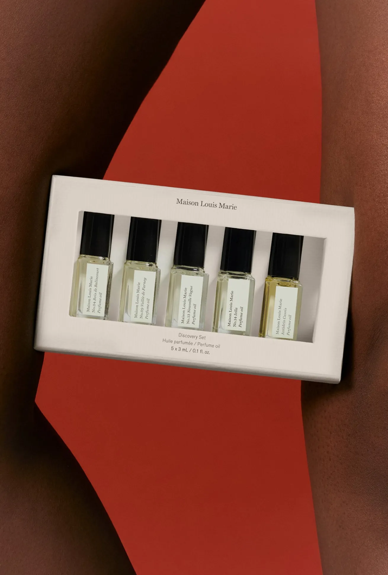 SILK LAUNDRY X MAISON LOUIS MARIE SCARF & PERFUME SET