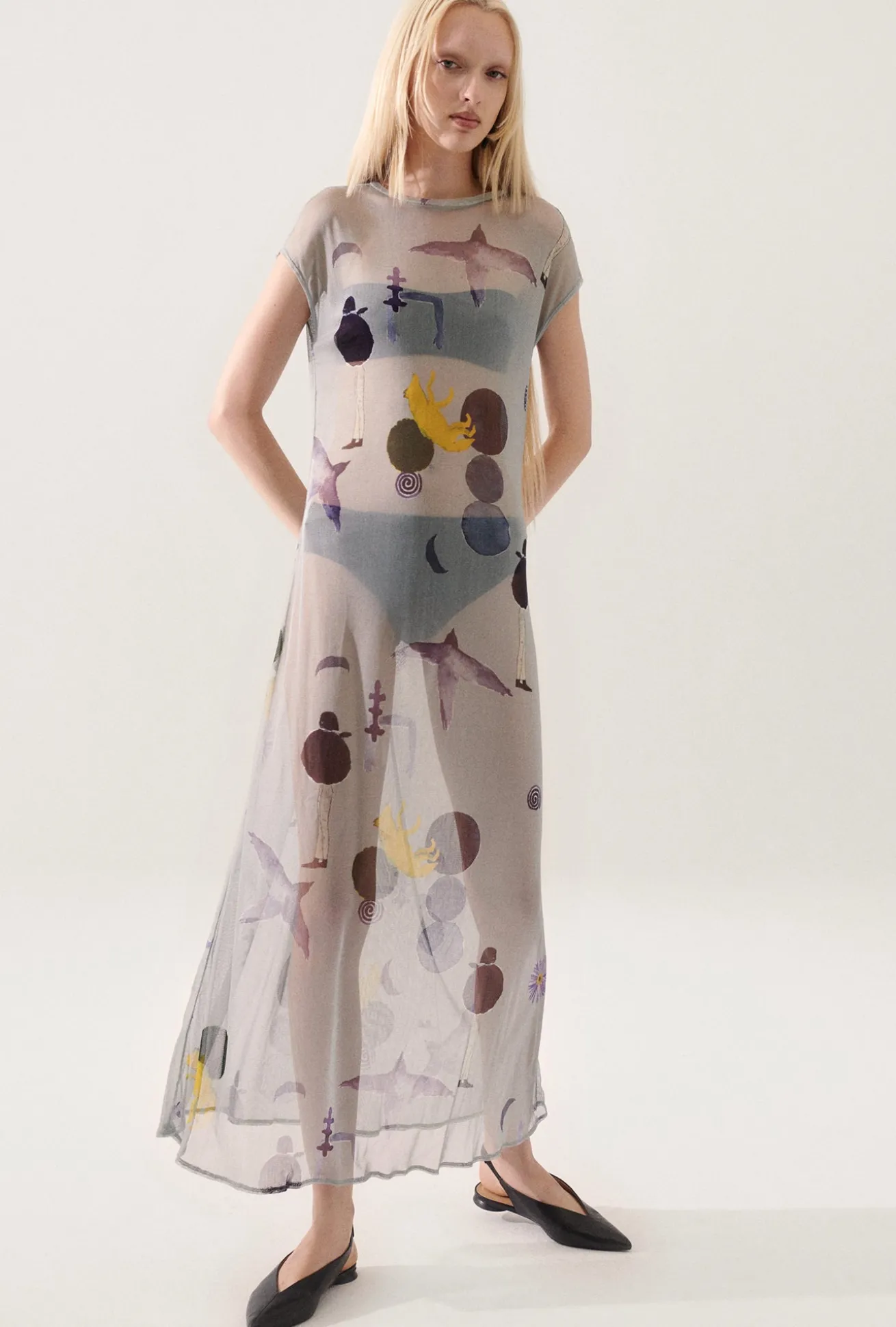 SILK MESH DRESS PROTECTION