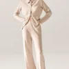 SPLICE BIAS CUT PANTS HAZELNUT