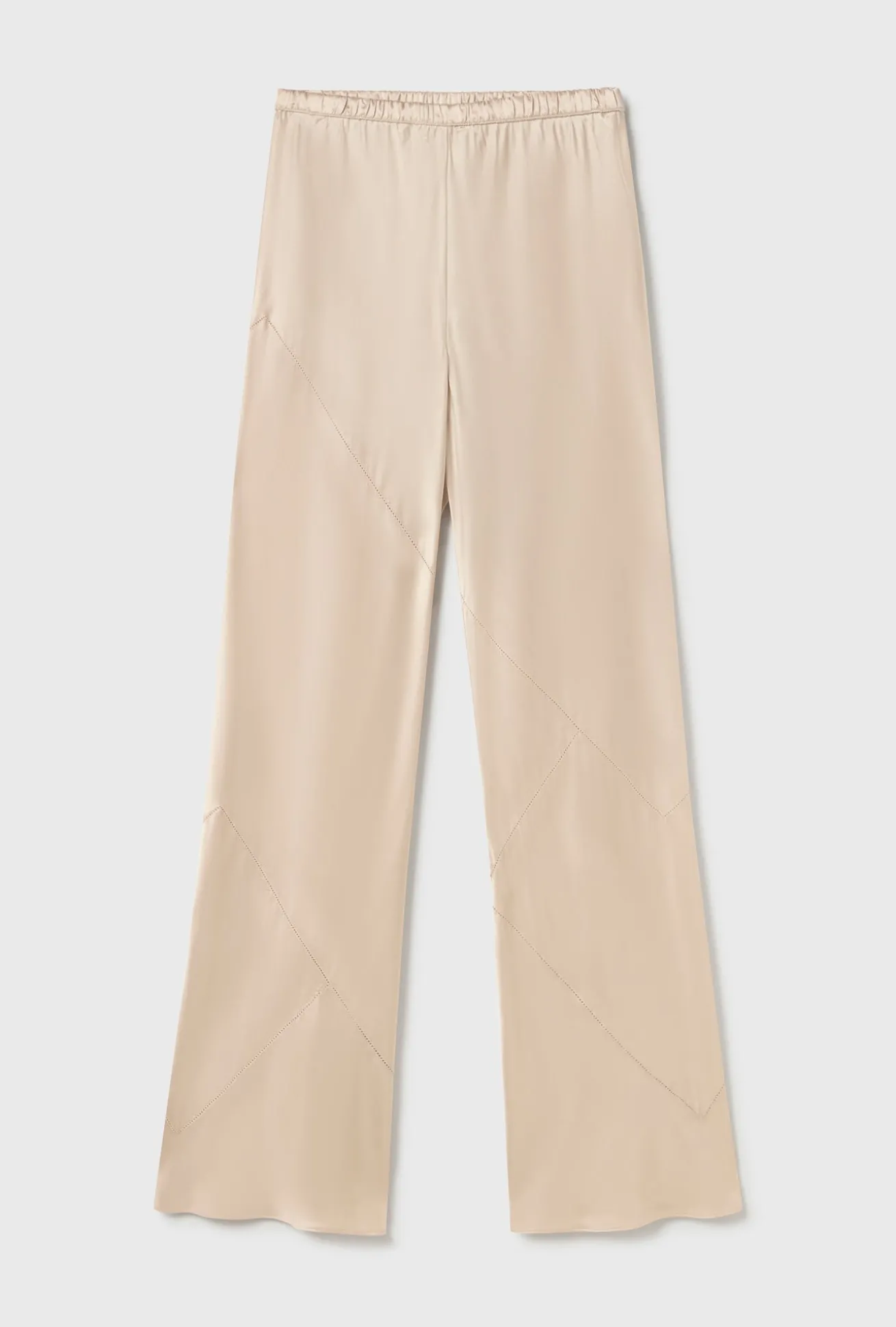SPLICE BIAS CUT PANTS HAZELNUT