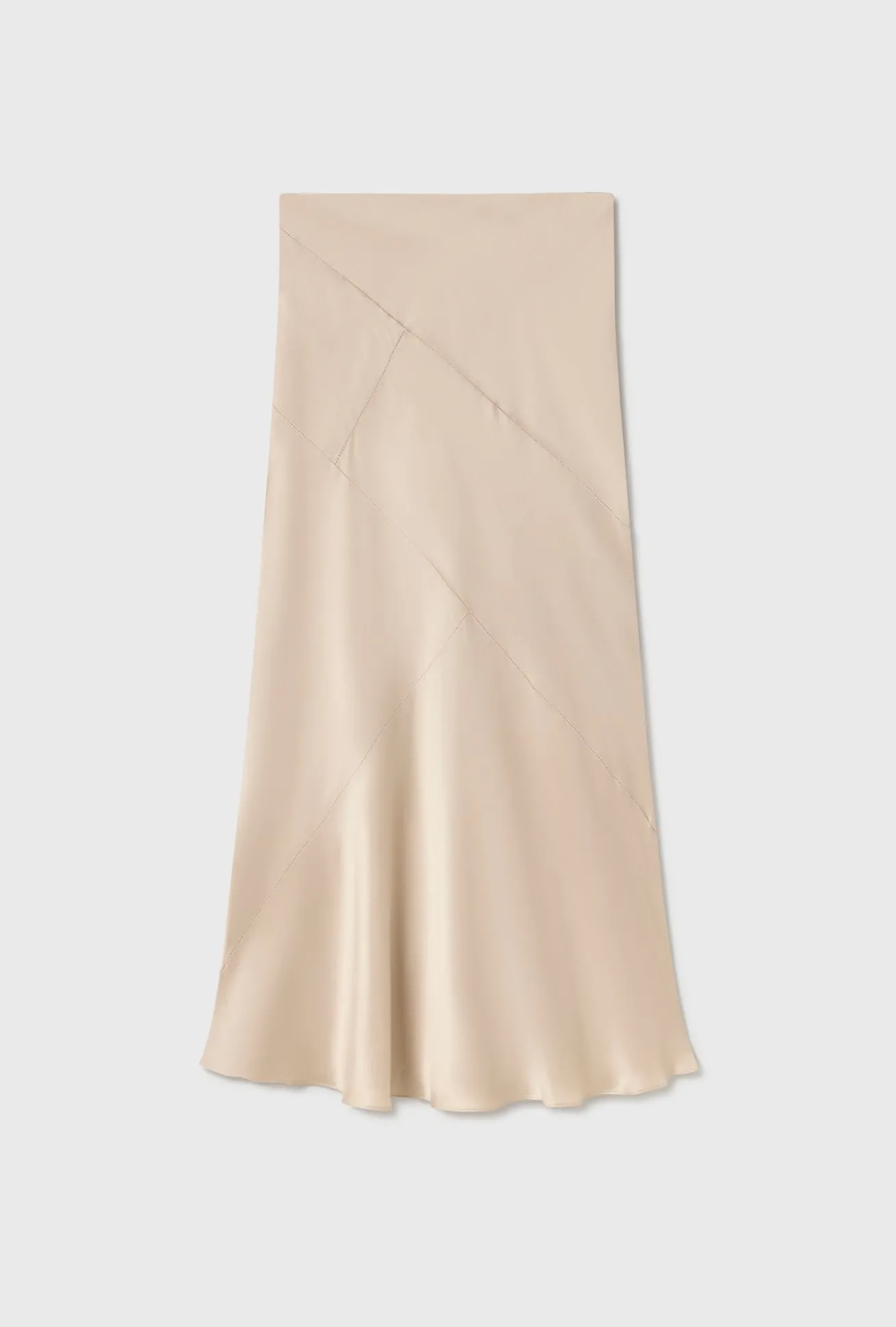 SPLICE LONG BIAS CUT SKIRT HAZELNUT