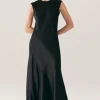 SPLICE SLEEVELESS DRESS BLACK