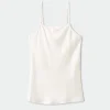 STRAIGHT NECK CAMI WHITE