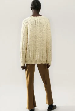 THE BIG G CARDIGAN CREAM
