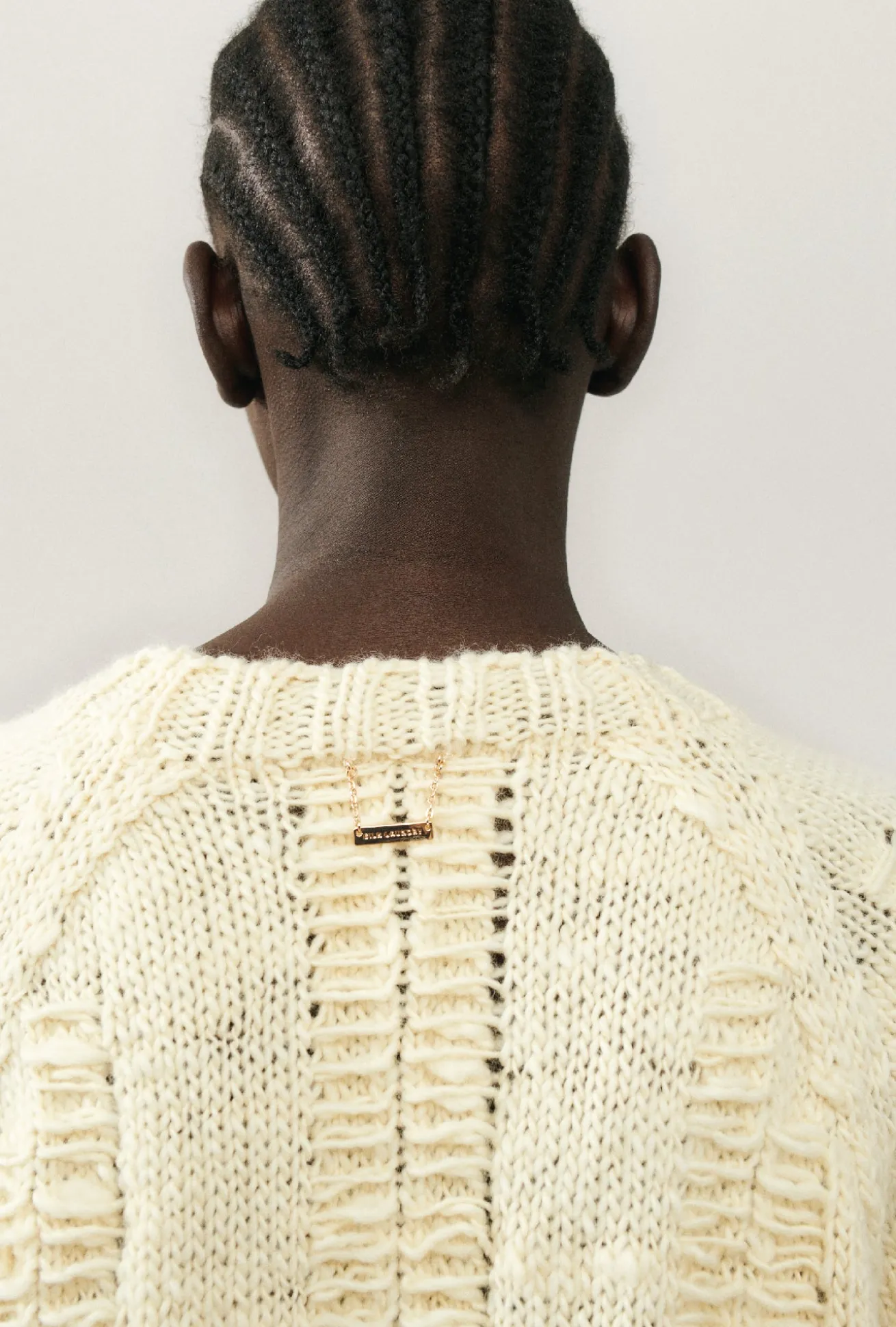 THE BIG G CARDIGAN CREAM