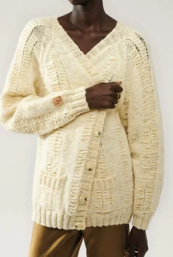 THE BIG G CARDIGAN CREAM