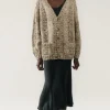 THE BIG G CARDIGAN NATURAL BROWN
