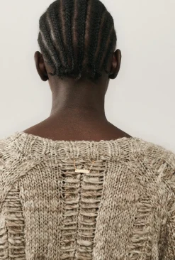 THE BIG G CARDIGAN NATURAL BROWN