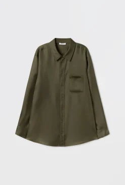 TWILL BOYFRIEND SHIRT 2.0 PINE