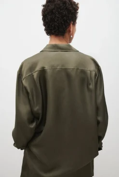 TWILL BOYFRIEND SHIRT 2.0 PINE