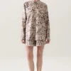 TWILL BOYFRIEND SHIRT ASTER FLORAL