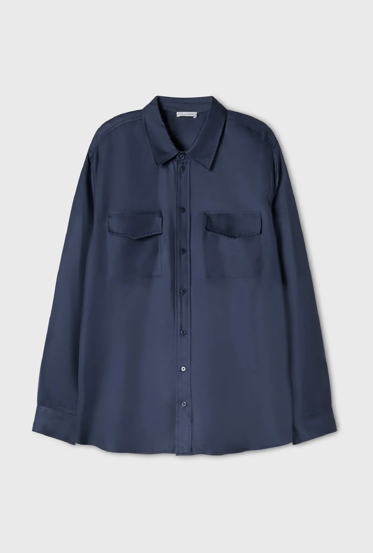 TWILL BOYFRIEND SHIRT MIDNIGHT