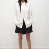 TWILL BOYFRIEND SHIRT WHITE