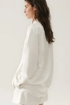 TWILL BOYFRIEND SHIRT WHITE