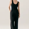 TWILL HAREM PANTS BLACK