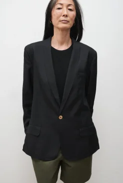 TWILL MIAMI BLAZER BLACK